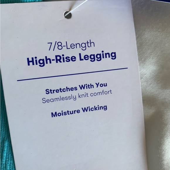 JOYLAB Textured Bright Blue Leggings NWT SIZE 7/8L - Picture 3 of 7